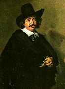 Frans Hals mansportratt oil painting